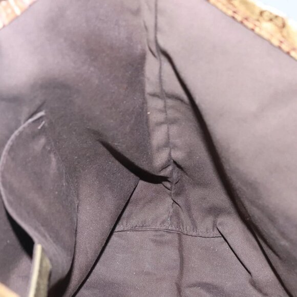 GUCCI GG Crystal Tote Bag Coated Canvas Gold 189669 Auth 139647 - Picture 12 of 16